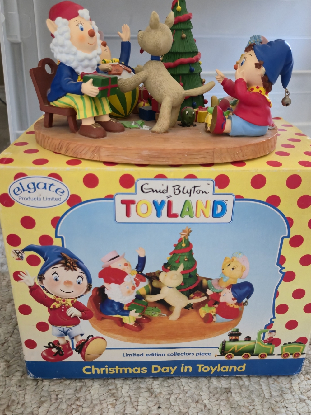 Enid Blyton Toyland 'Christmas Day in Toyland' Collectible - A Rare Find